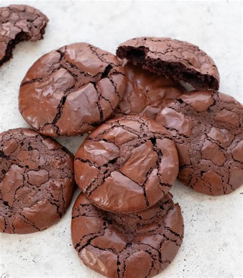 three ingredient flourless chocolate cookies.